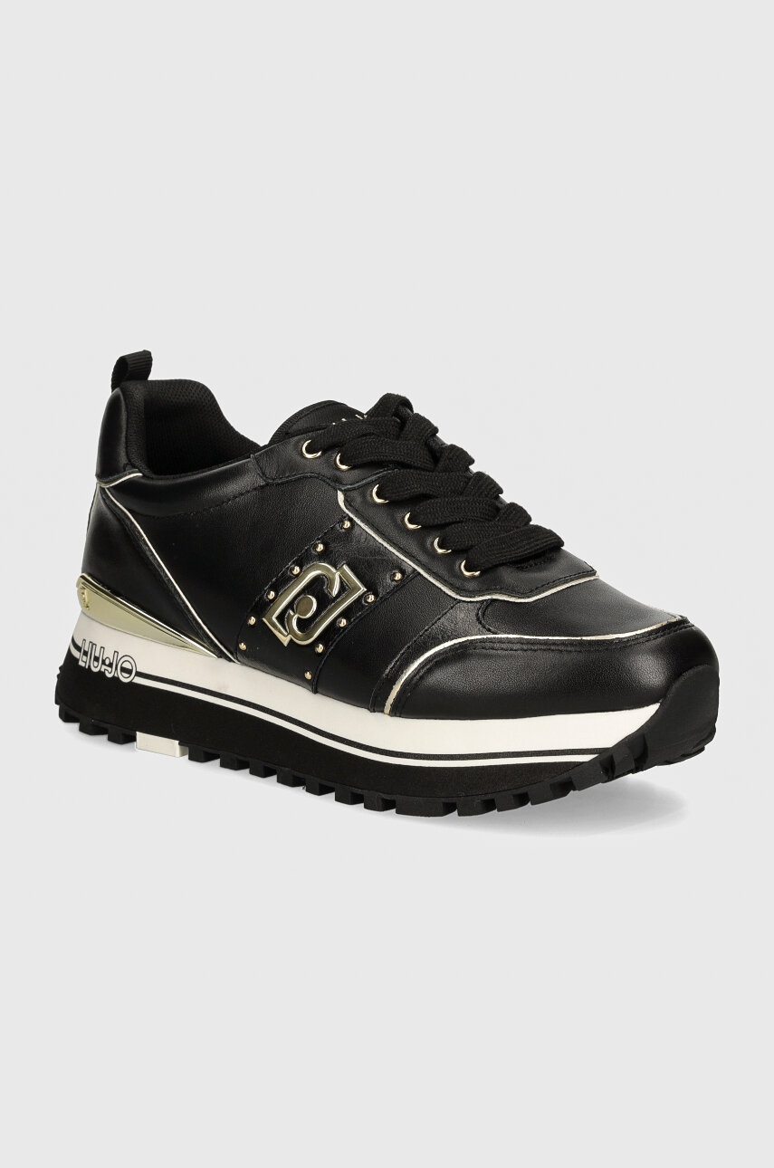 Αθλητικά Liu Jo LIU JO MAXI WONDER 71 χρώμα: μαύρο, BF4003P010222222