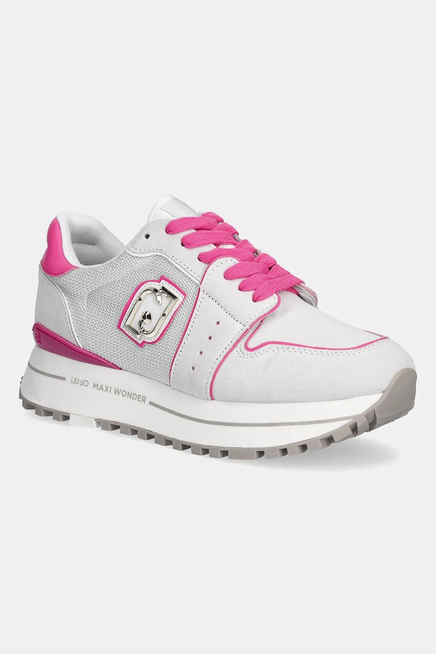 Αθλητικά Liu Jo LIU JO MAXI WONDER 85 χρώμα: γκρι, BA5029PX027S3606