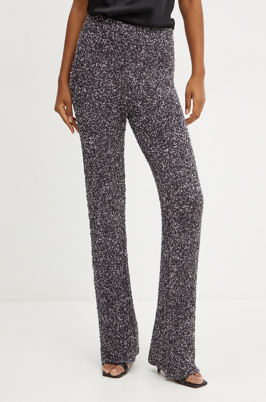 Παντελόνι Liviana Conti χρώμα: γκρι, L4WG29