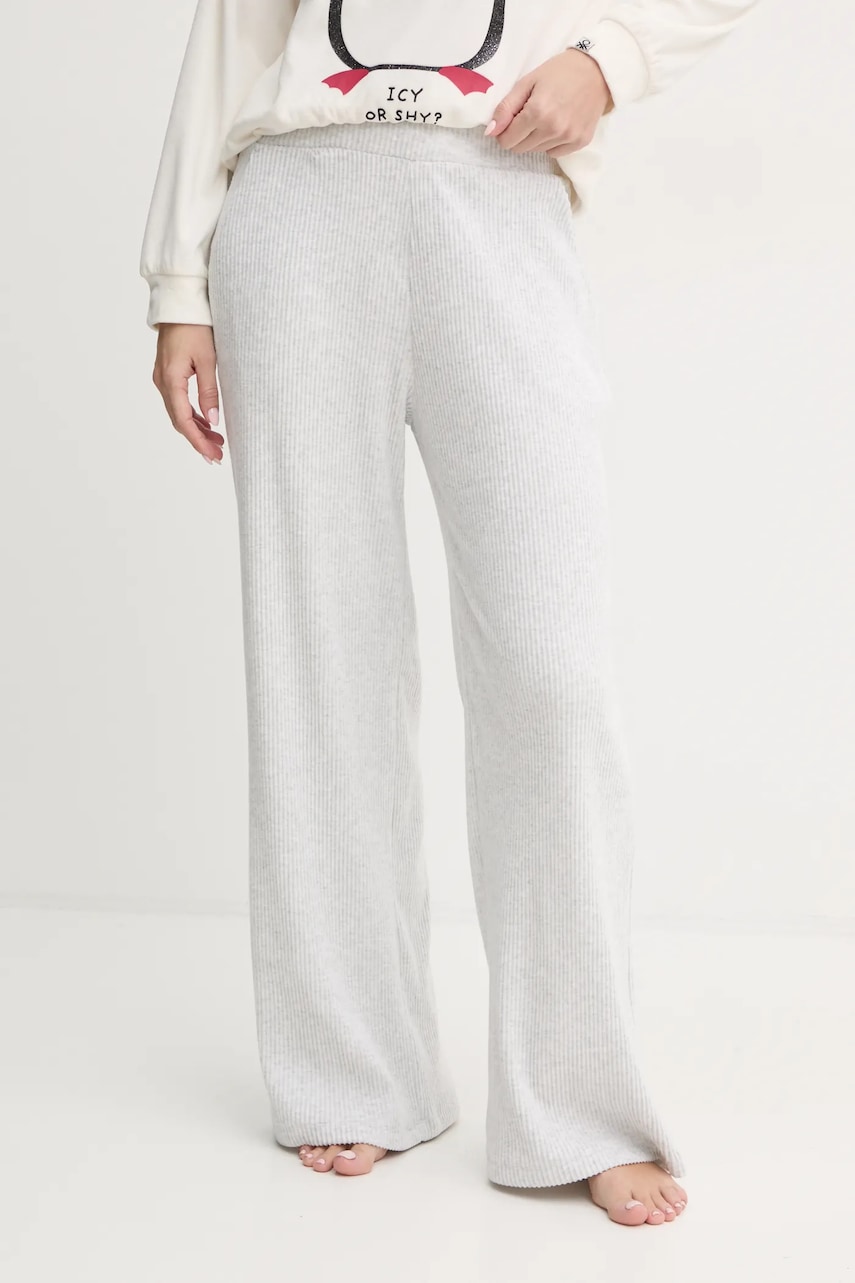 Παντελόνι lounge Abercrombie & Fitch χρώμα: γκρι, KI147-4085