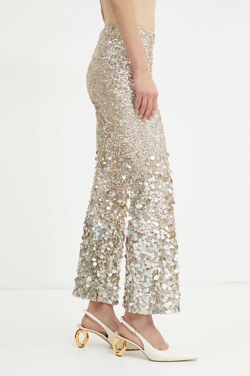 Παντελόνι Luisa Spagnoli χρώμα: μπεζ, 541579