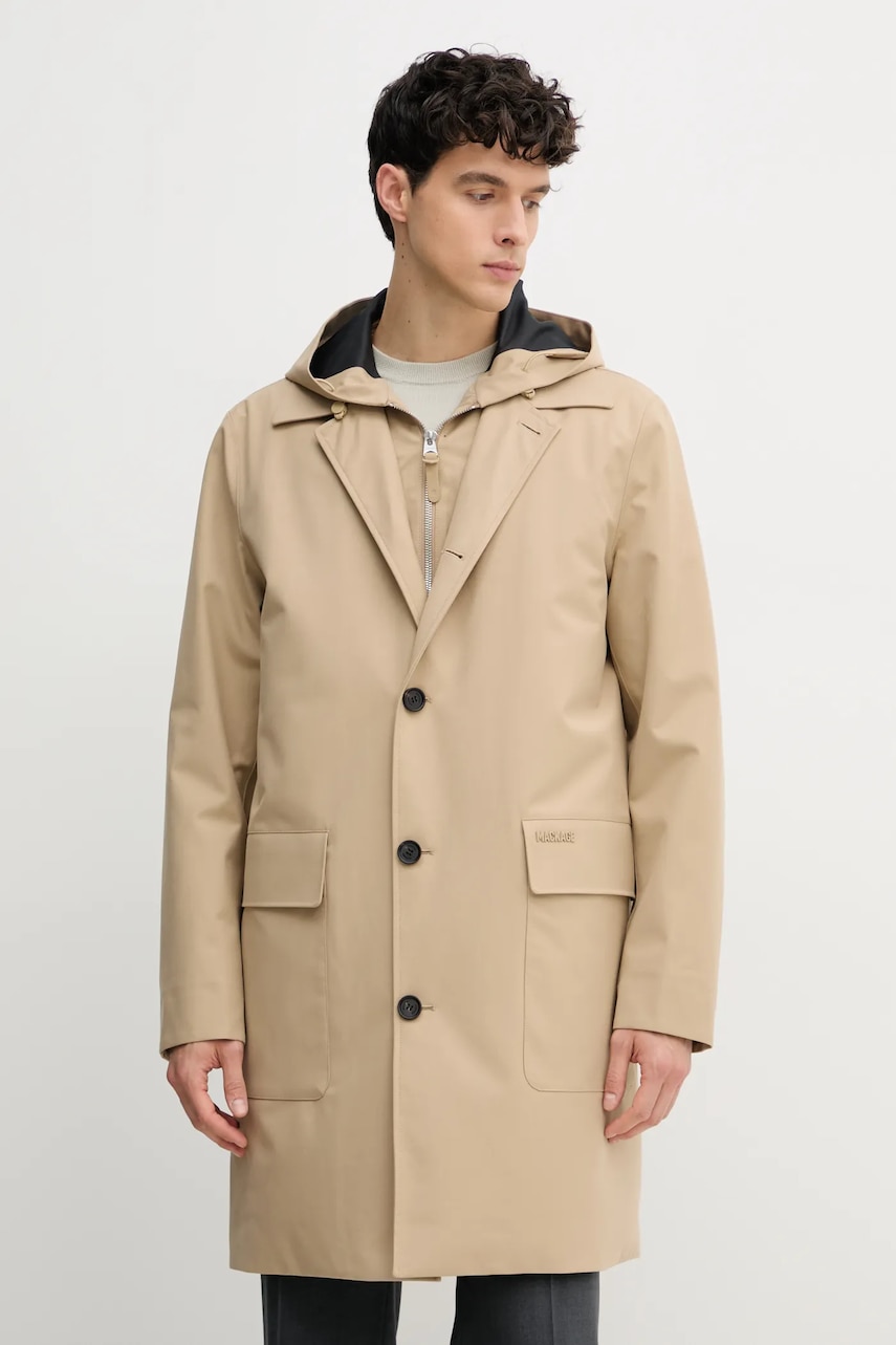 Μπουφάν MACKAGE χρώμα: μπεζ, MATHIAS