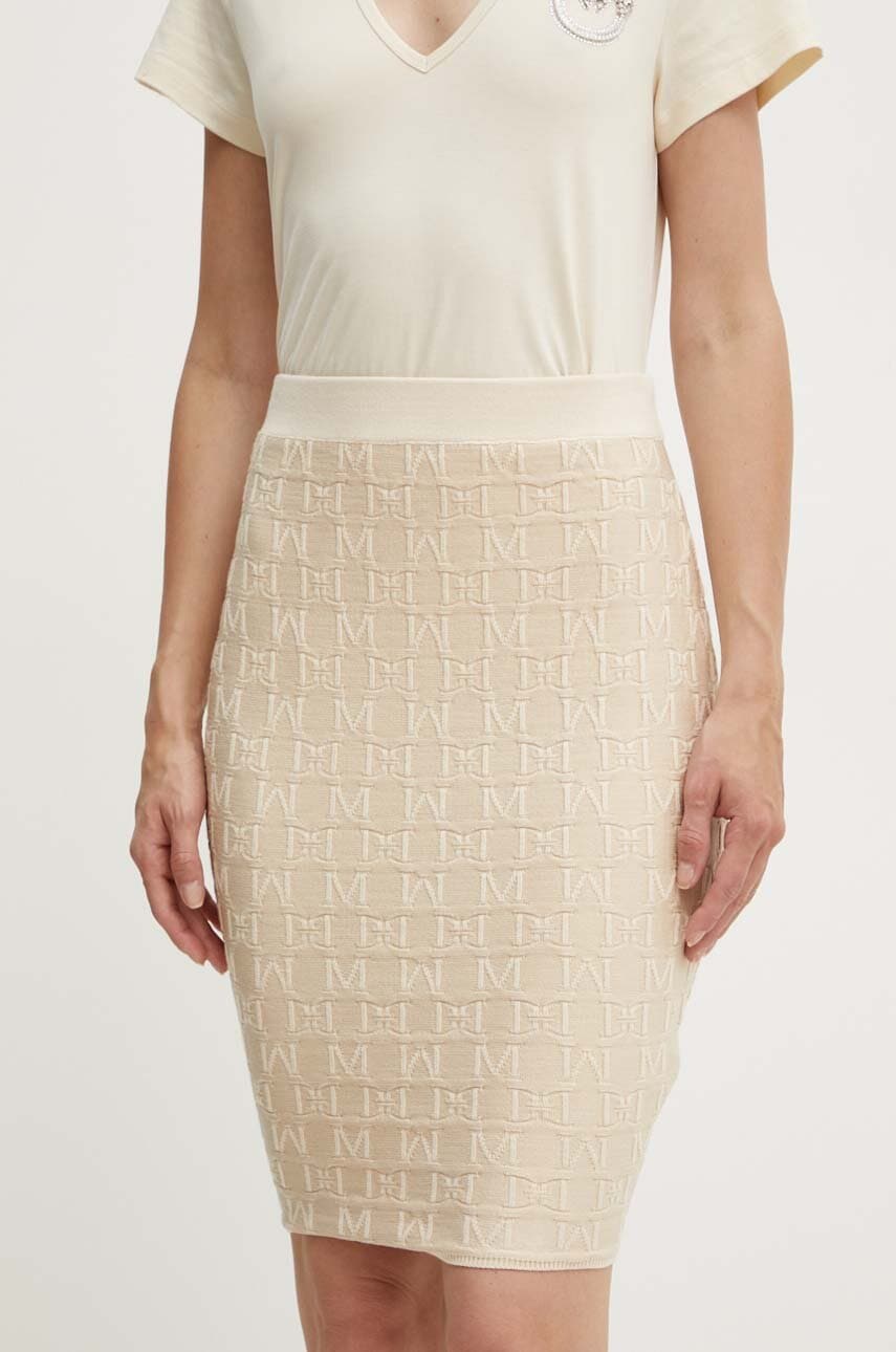 Φούστα Marciano Guess MARTI χρώμα: μπεζ, 4YGD23 5718Z