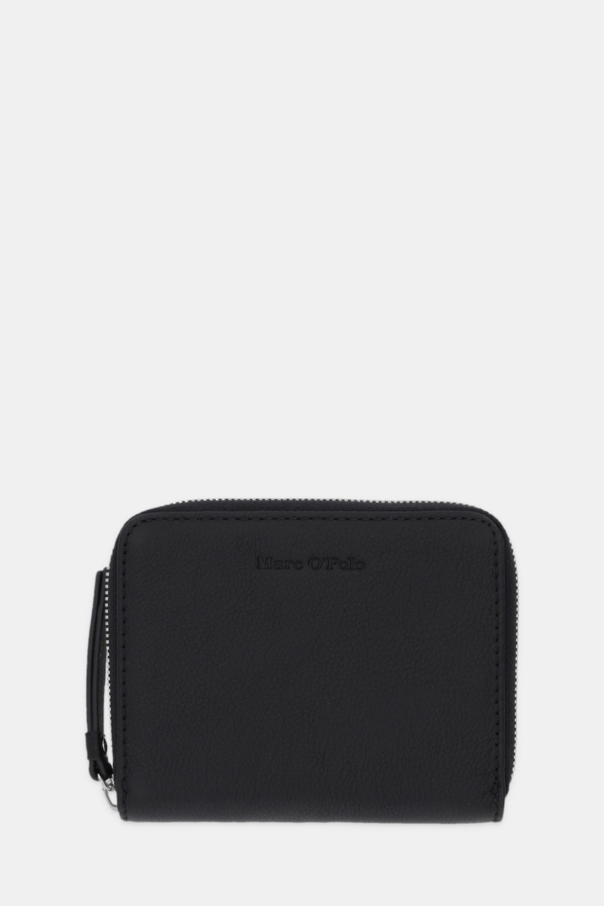 Δερμάτινο πορτοφόλι Marc O'Polo χρώμα: μαύρο, 5000009091