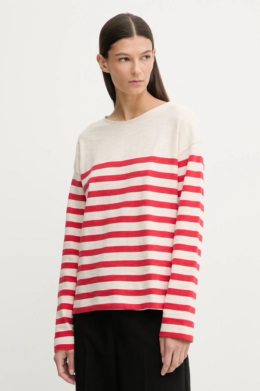 Βαμβακερό πουλόβερ Marc O'Polo χρώμα: μπεζ, 600304752021