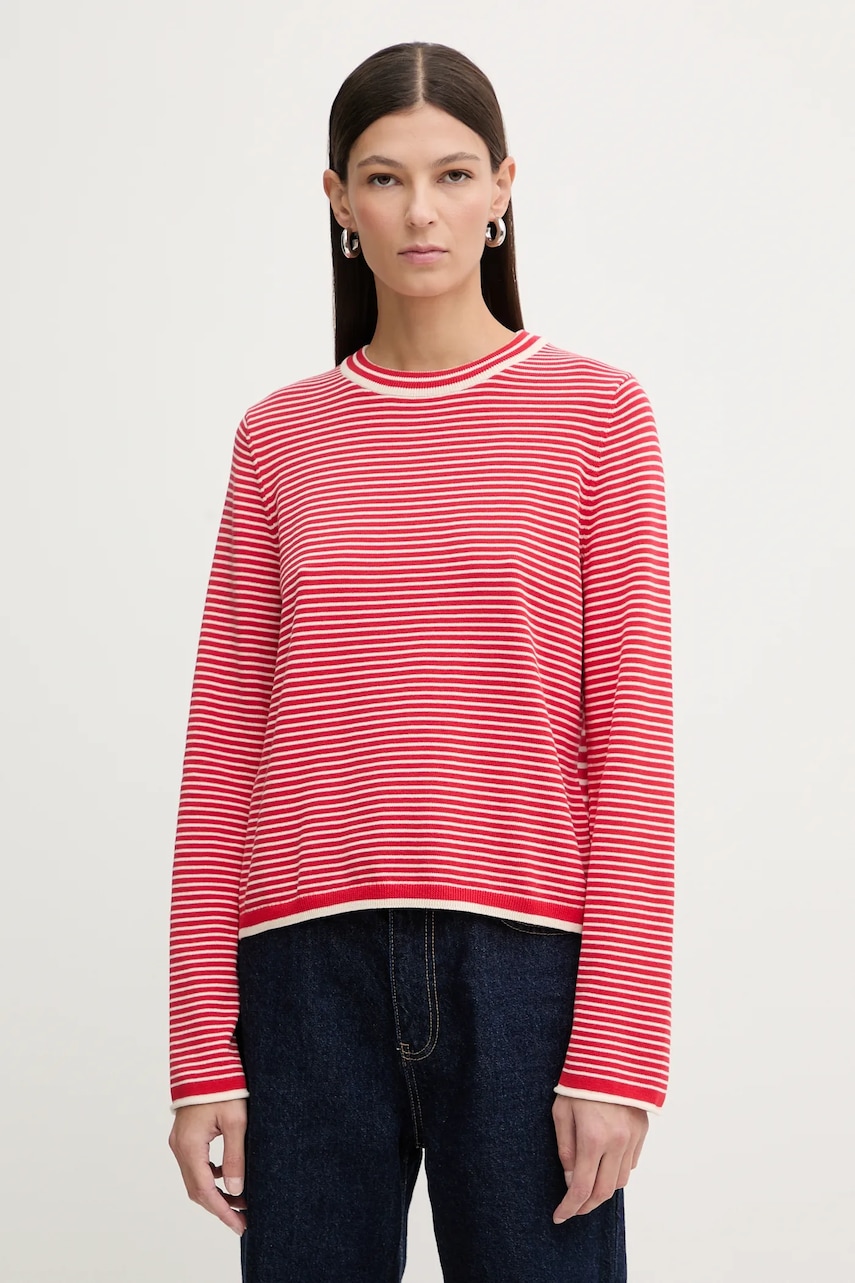 Βαμβακερό πουλόβερ Marc O'Polo χρώμα: κόκκινο, 600602360007