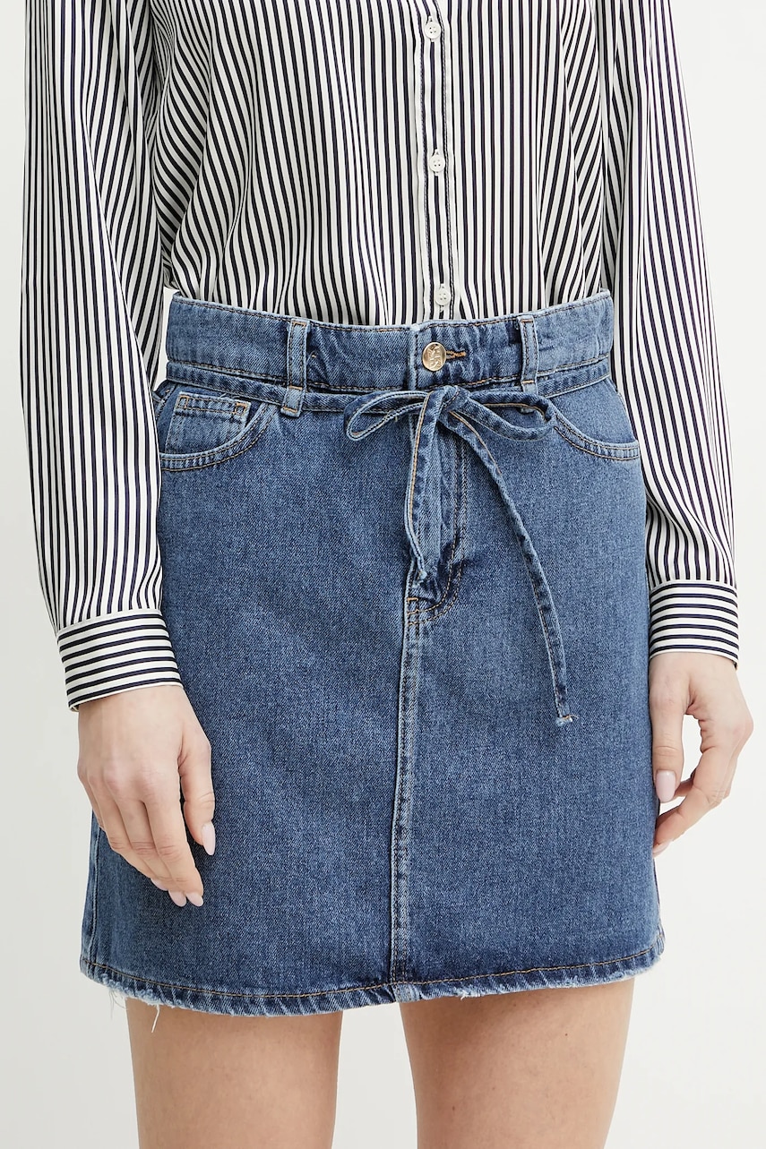 Φούστα Marella Emme by Marella χρώμα: ναυτικό μπλε, 2515101021200