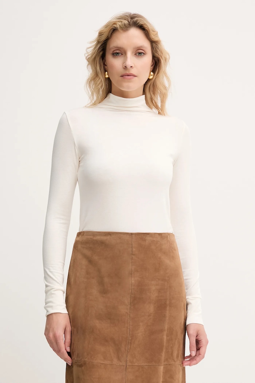 Μακρυμάνικο Marella Emme by Marella χρώμα: μπεζ, 2525946031200