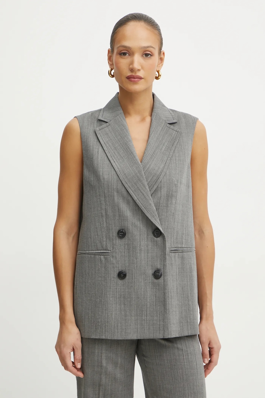 Σακάκι MAX&Co. χρώμα: γκρι, 2516151012200