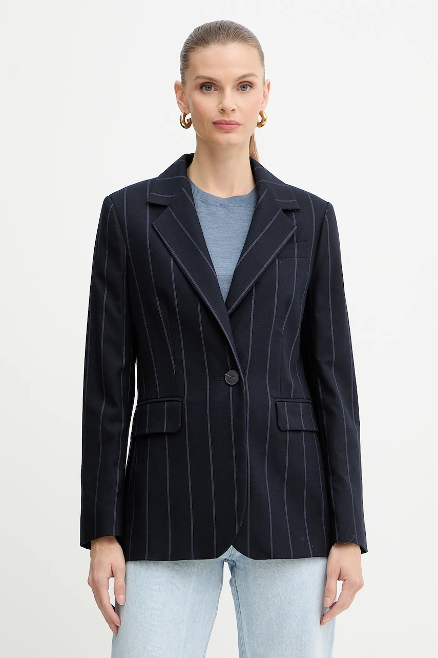 Σακάκι MAX&Co. χρώμα: ναυτικό μπλε, 2526046033200