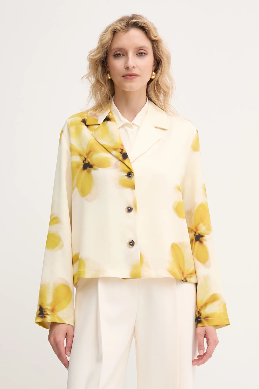 Σακάκι MAX&Co. χρώμα: κίτρινο, 2526046051200