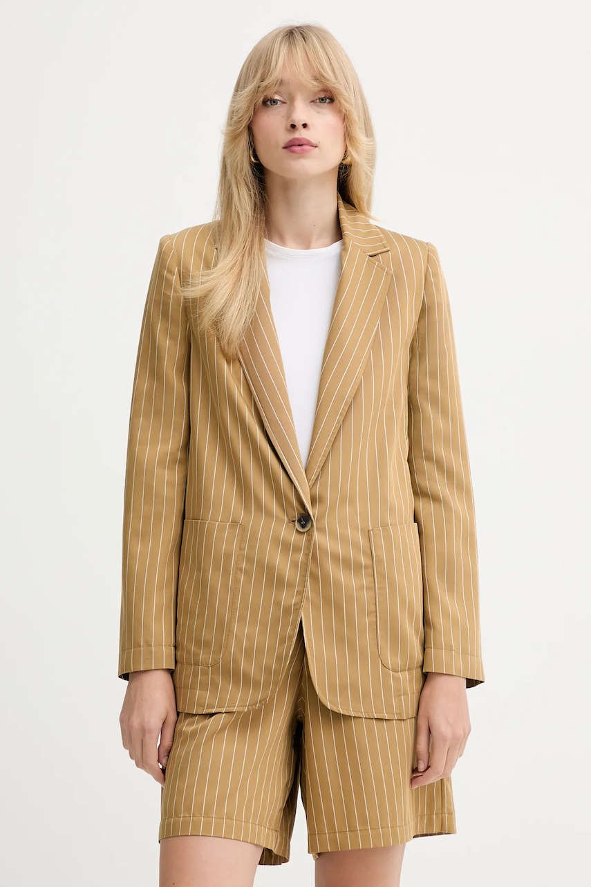 Σακάκι MAX&Co. χρώμα: πράσινο, 2526046061200