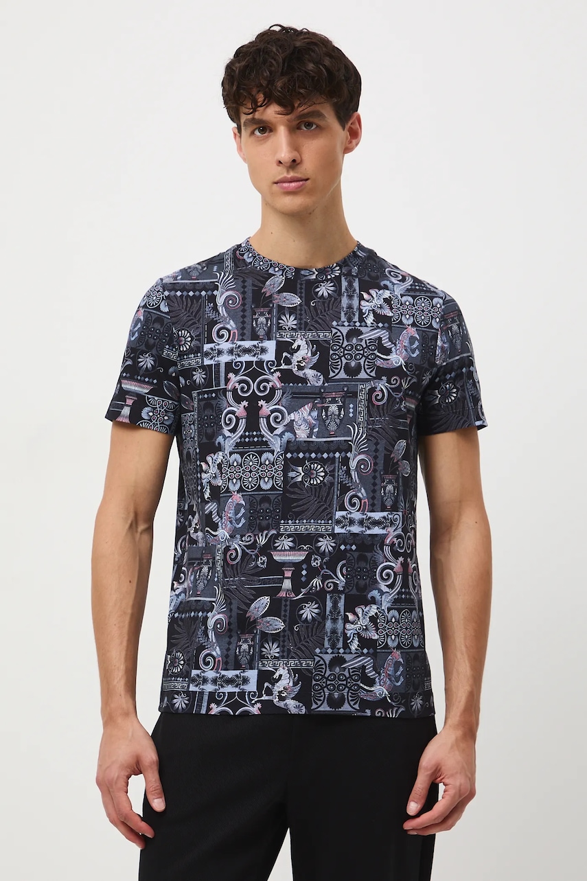 Βαμβακερό μπλουζάκι Medicine ανδρικά, χρώμα: ναυτικό μπλε