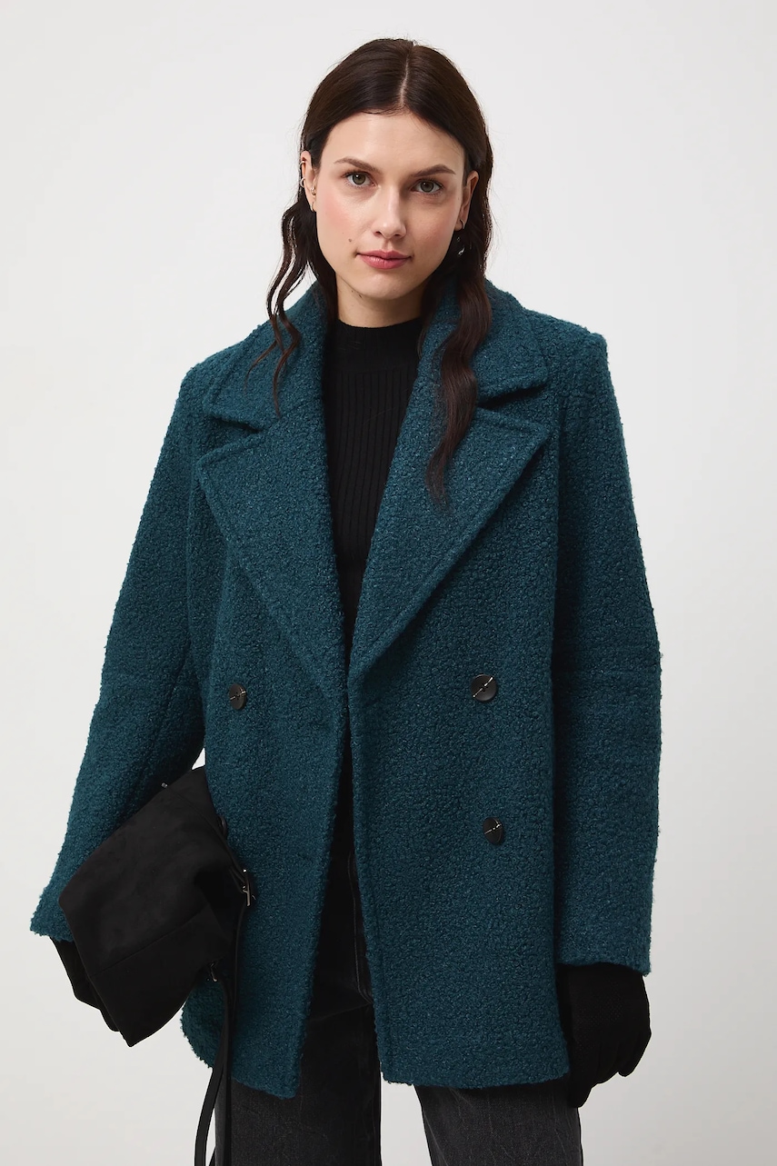 Κοντή καμπαρντίνα Medicine χρώμα: τιρκουάζ