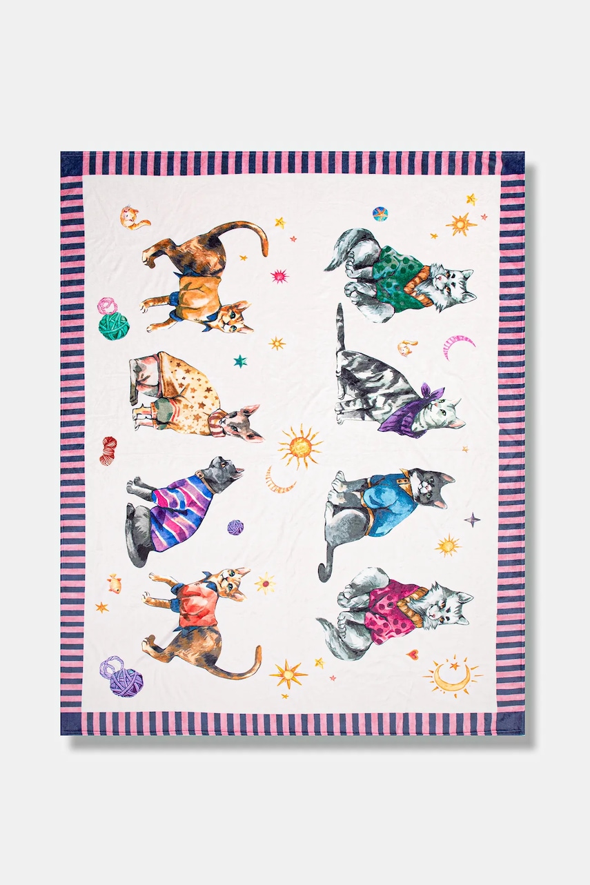 Κουβέρτα Medicine χρώμα: πολύχρωμο