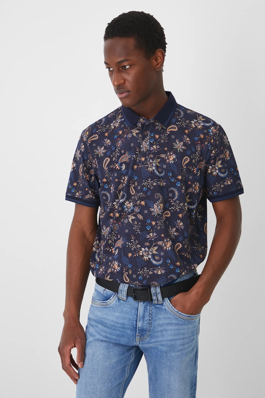 Πόλο Medicine χρώμα: ναυτικό μπλε