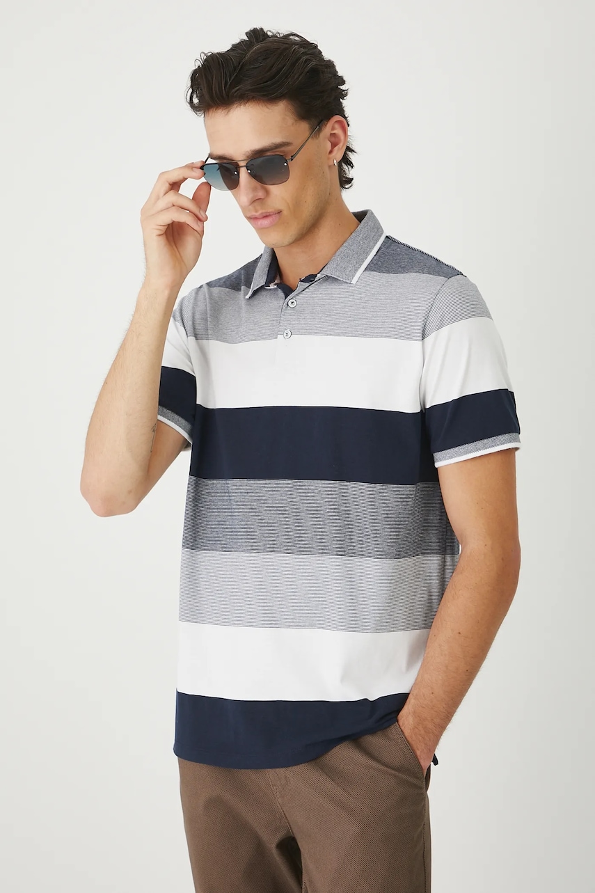 Πόλο Medicine χρώμα: ναυτικό μπλε