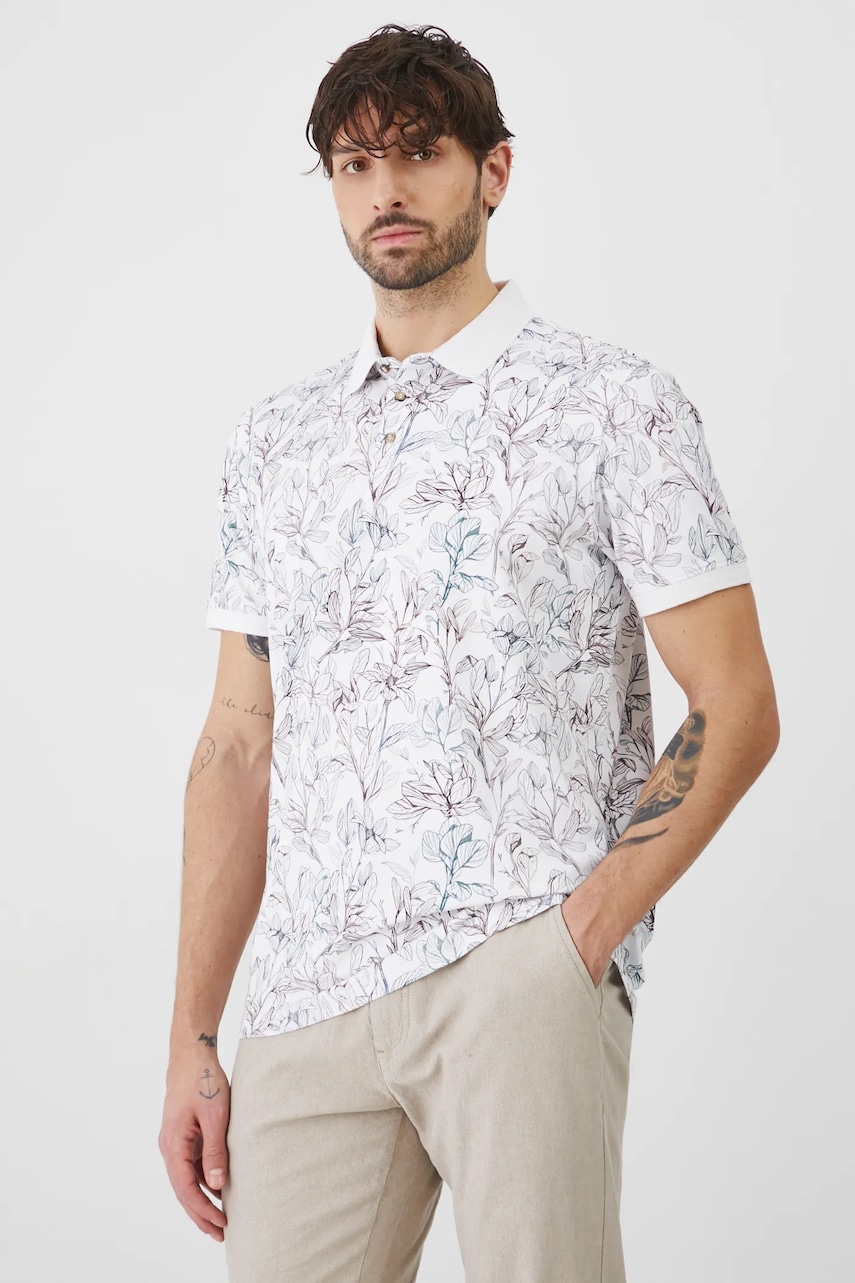 Πόλο Medicine χρώμα: άσπρο