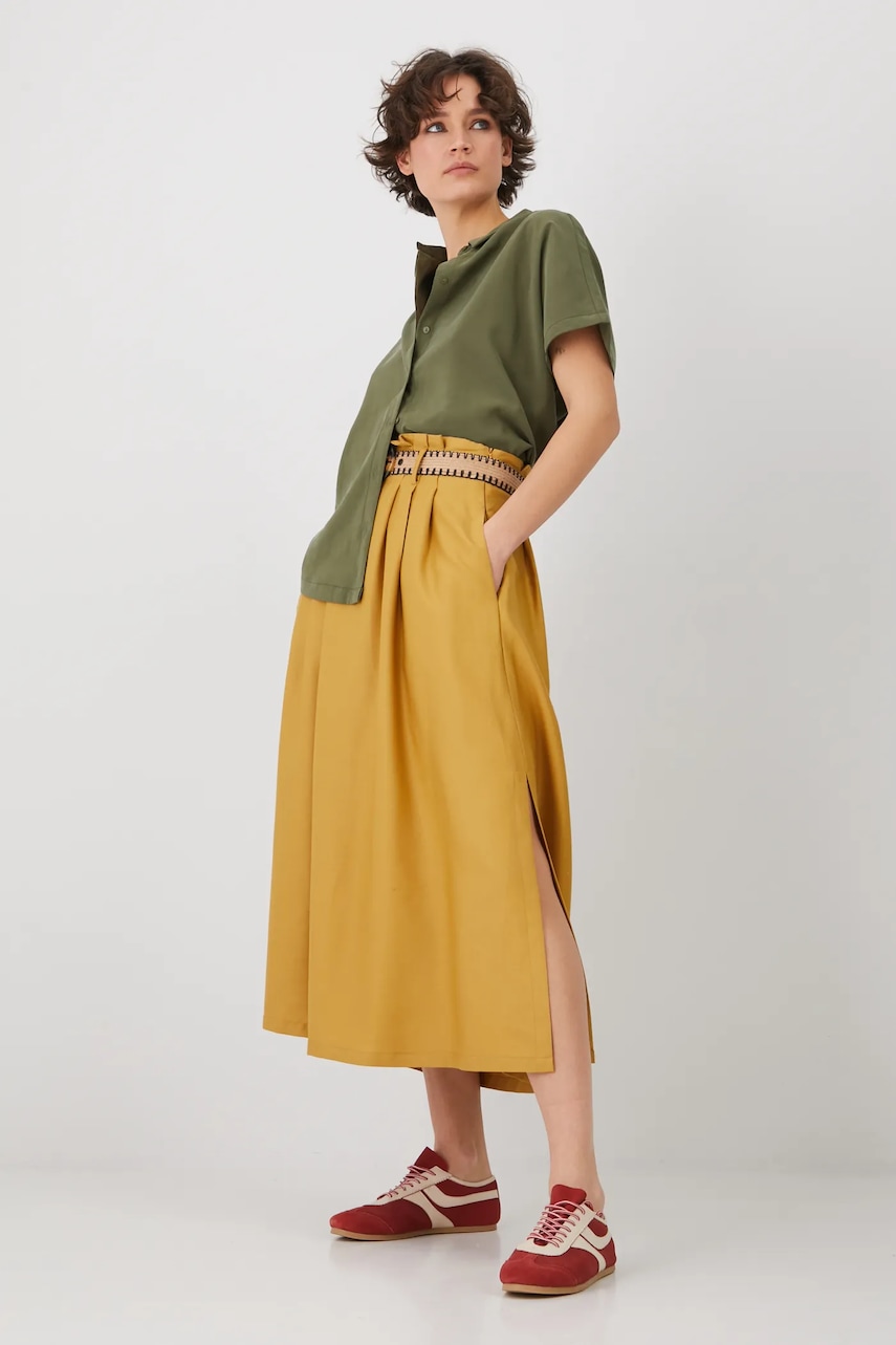Φούστα Medicine χρώμα: κίτρινο