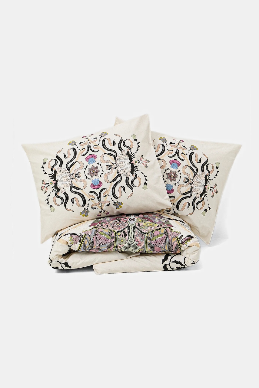 Σετ βαμβακερά κλινοσκεπάσματα Medicine χρώμα: μπεζ