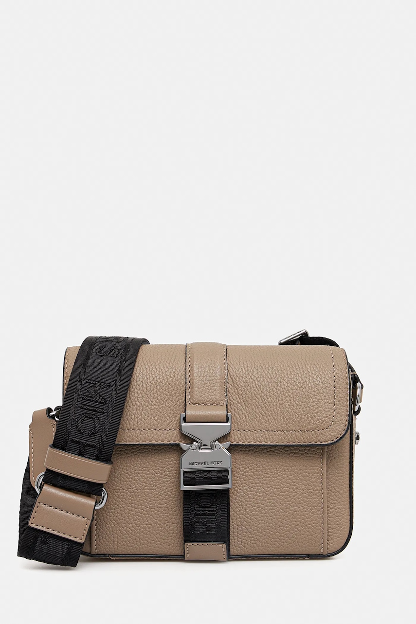 Δερμάτινο φακελάκι Michael Kors χρώμα: μαύρο, 33F4LHDM2L