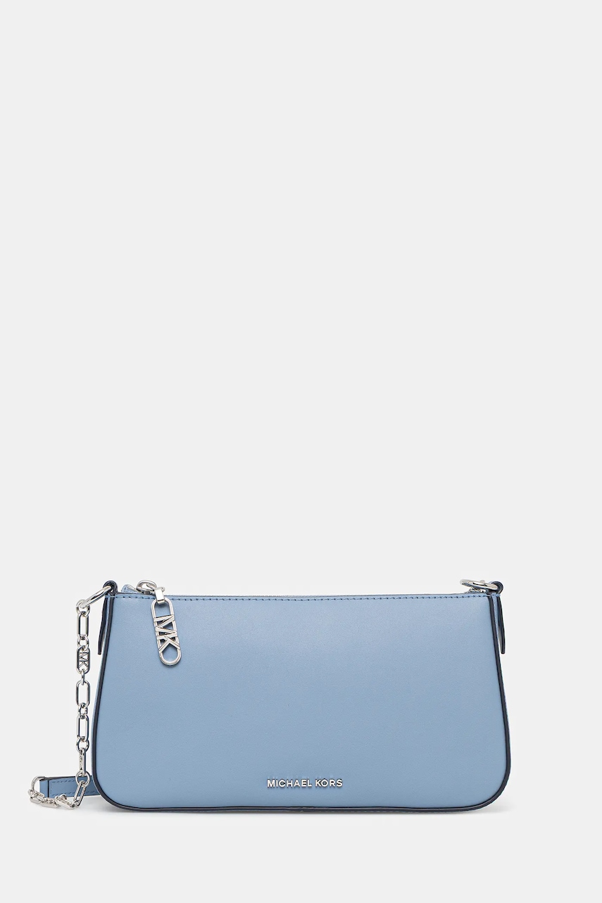 Δερμάτινη τσάντα MICHAEL Michael Kors χρώμα: μαύρο