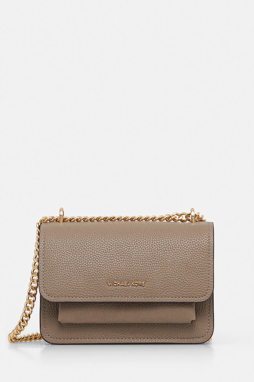 Δερμάτινη τσάντα MICHAEL Michael Kors χρώμα: κόκκινο, 32T4GC7C1T