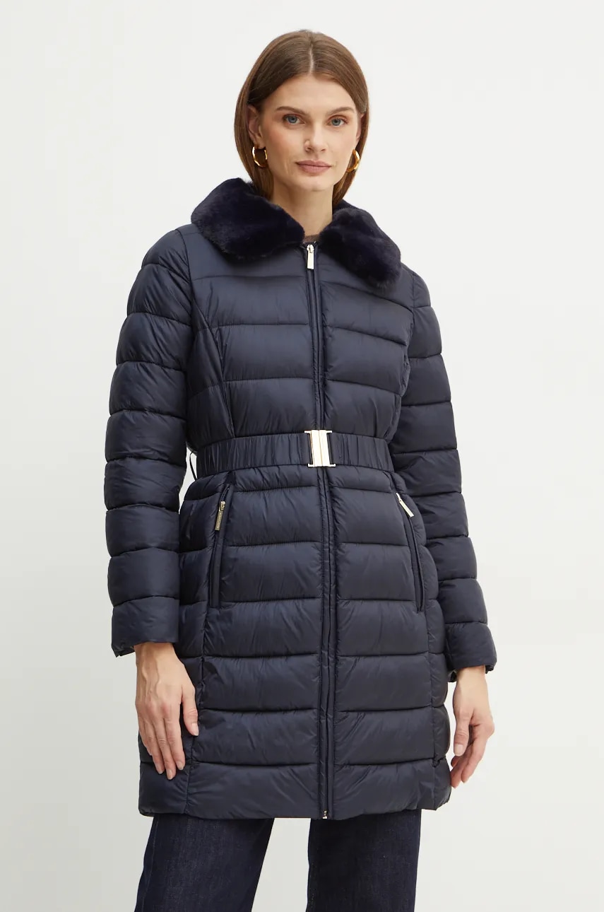 Μπουφάν MICHAEL Michael Kors χρώμα: ναυτικό μπλε, 77B6597M42