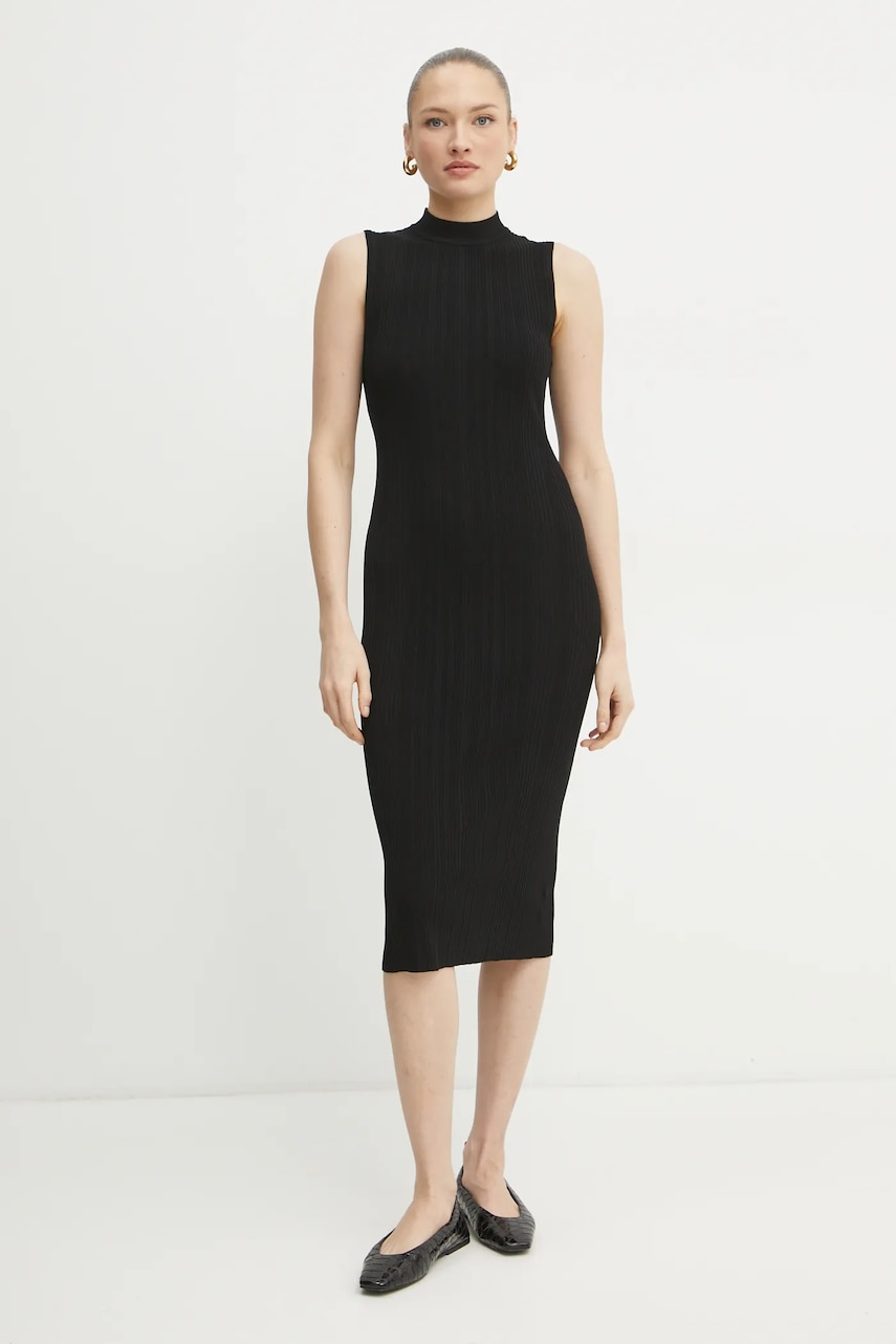 Φόρεμα MICHAEL Michael Kors χρώμα: μαύρο, MR582UN33D