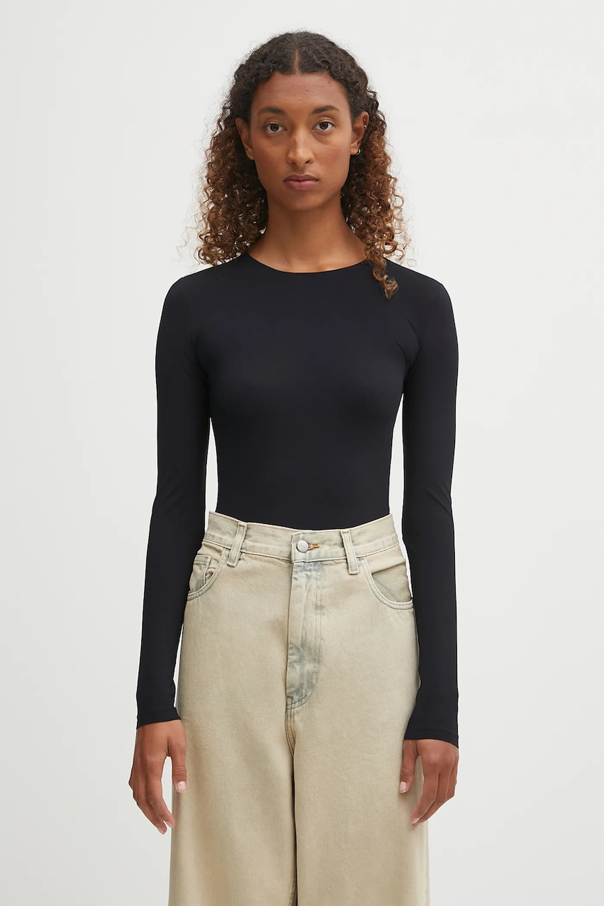 Κορμάκι MM6 Maison Margiela x MM6 Wardro χρώμα: μαύρο, S52NA0064.S20518.900