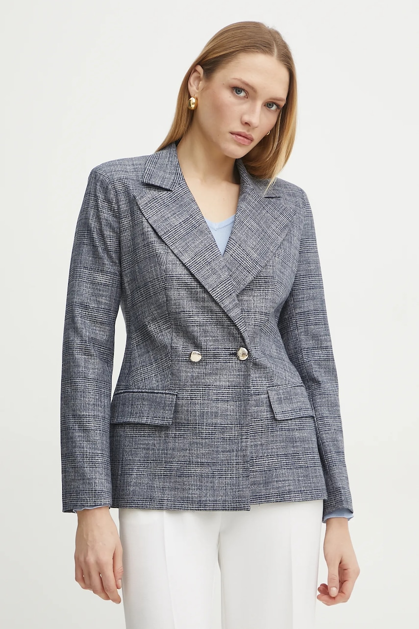 Σακάκι Morgan VAXE.F χρώμα: μπλε, VAXE.F