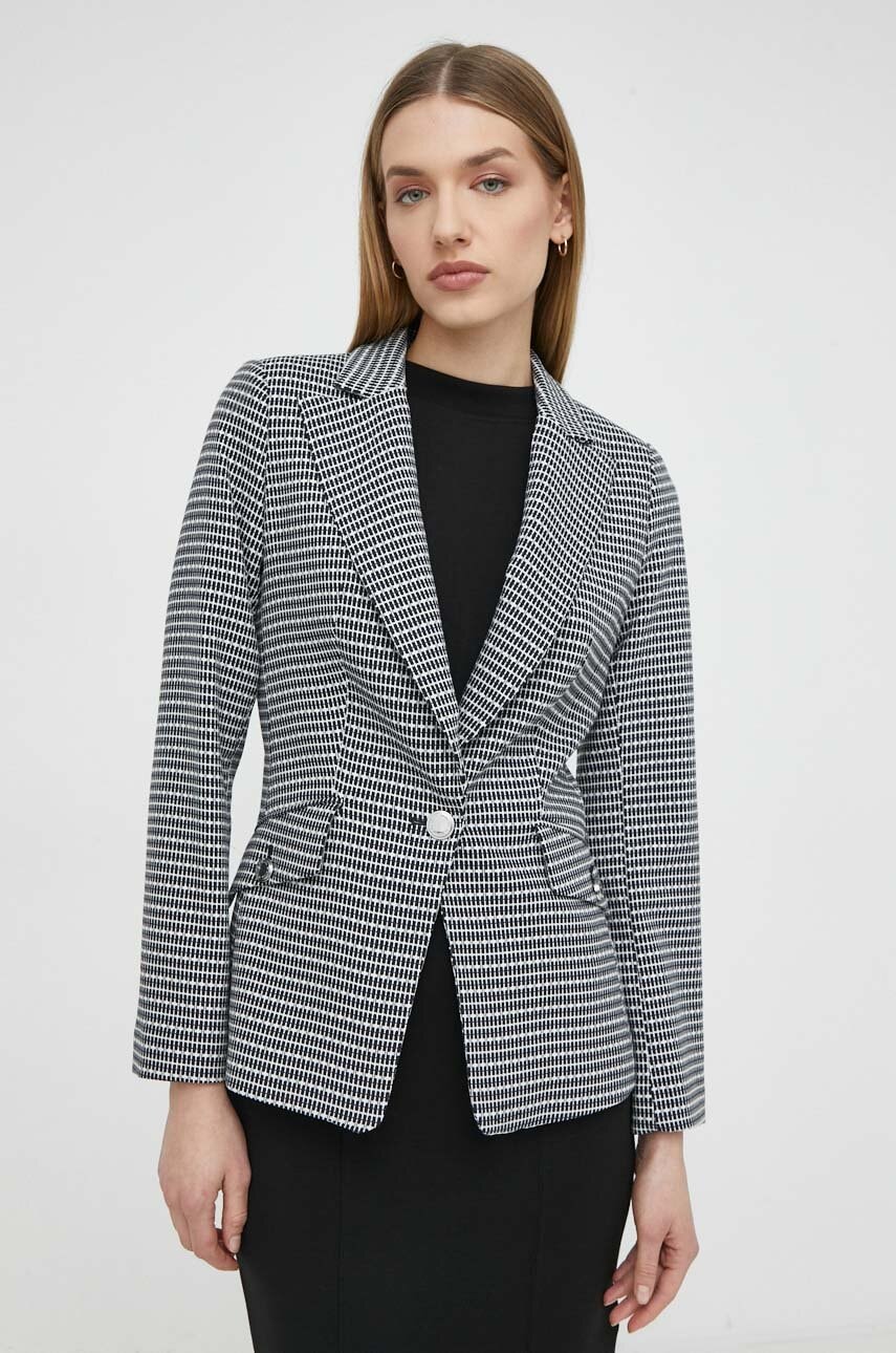 Σακάκι Morgan VOZAC.F χρώμα: μαύρο VOZAC.F