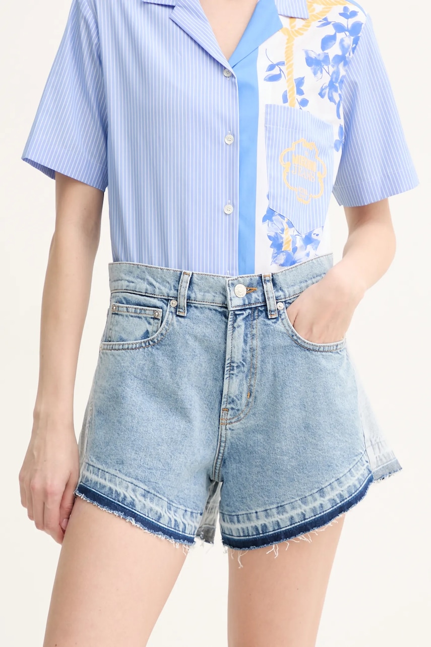 Τζιν σορτς Moschino Jeans χρώμα: μπλε, 0316 3719