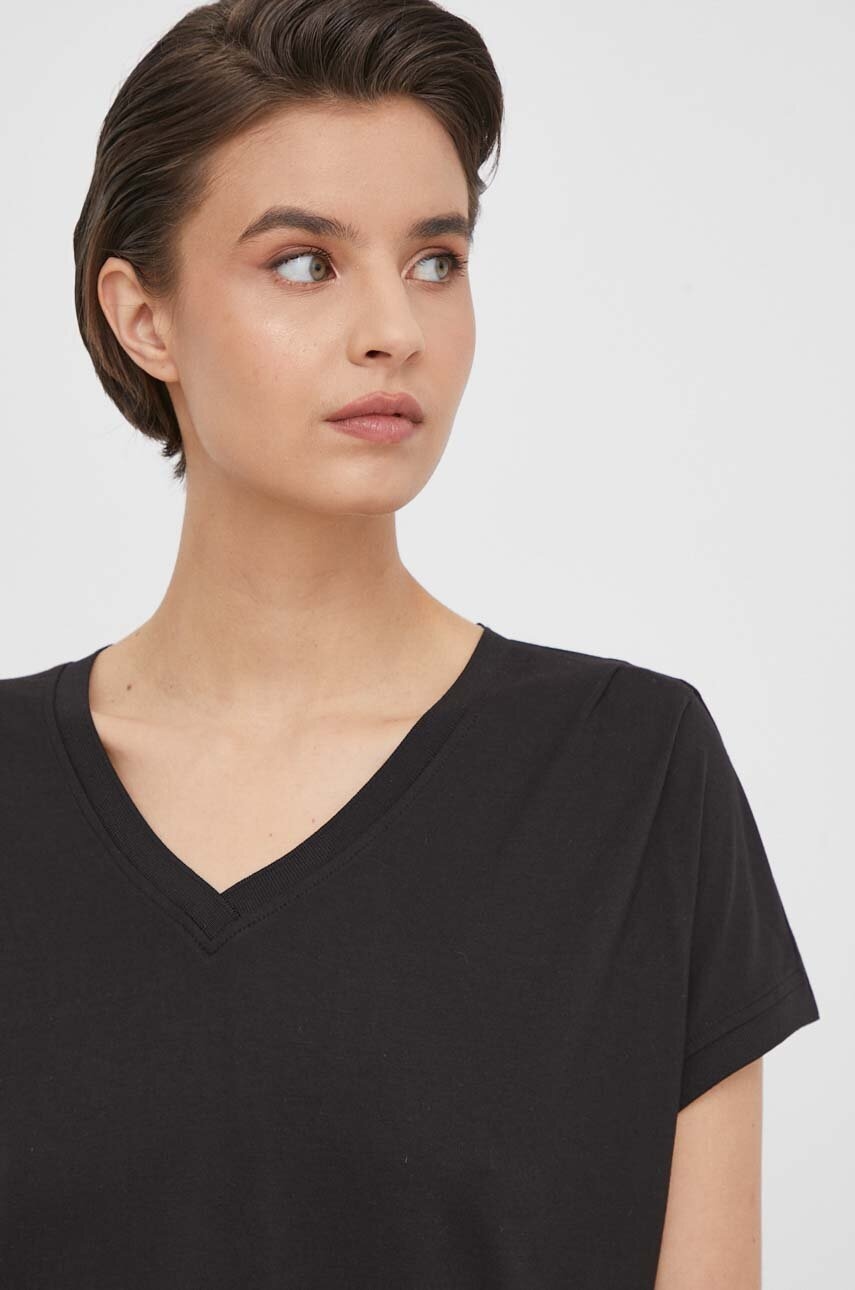 Μπλουζάκι Mos Mosh χρώμα: μαύρο