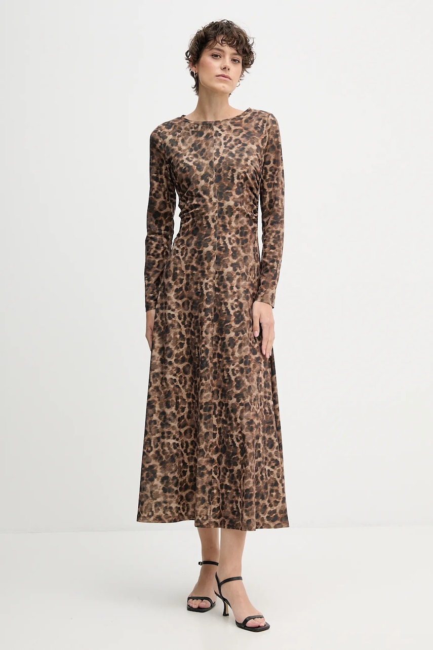 Φόρεμα OUI χρώμα: καφέ, 88650