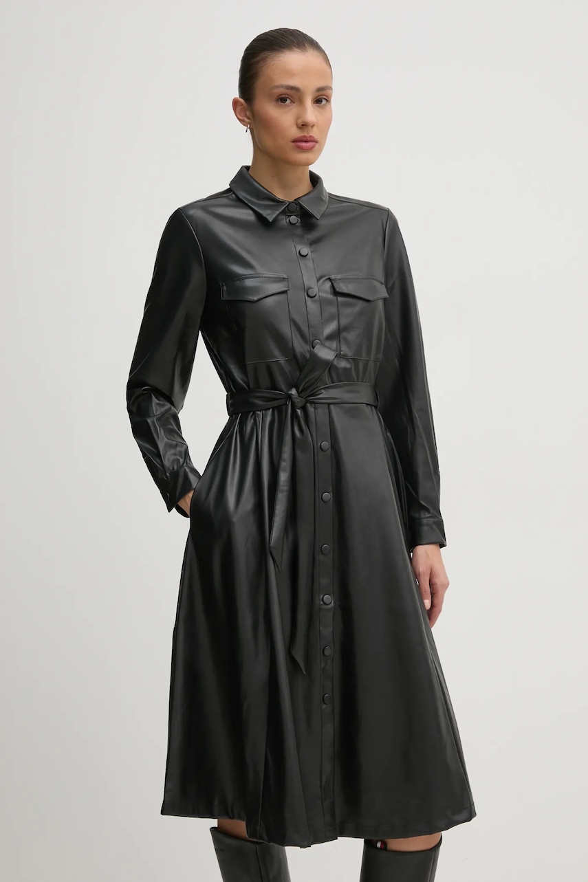 Φόρεμα OUI χρώμα: μαύρο, 90635