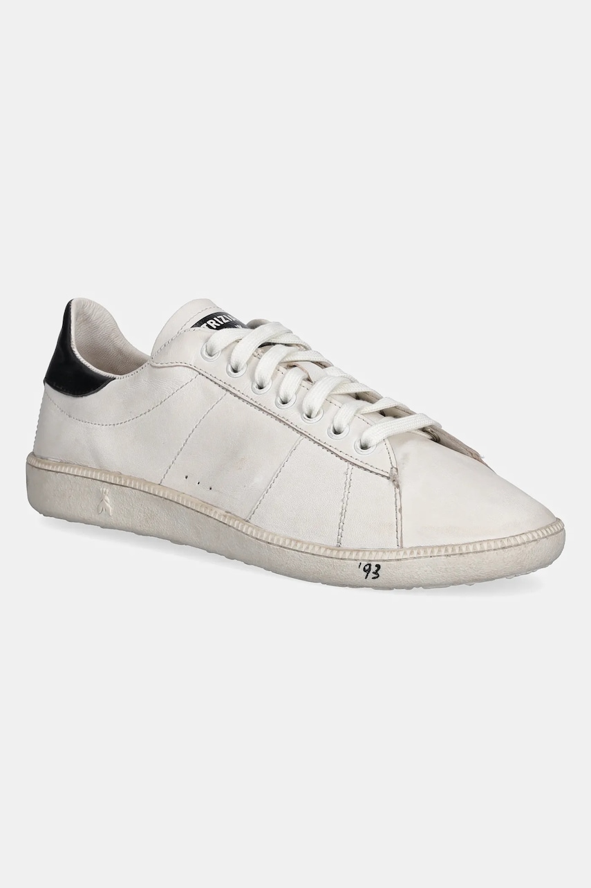 Δερμάτινα αθλητικά παπούτσια Patrizia Pepe χρώμα: άσπρο, 2Z0063 L150 W101