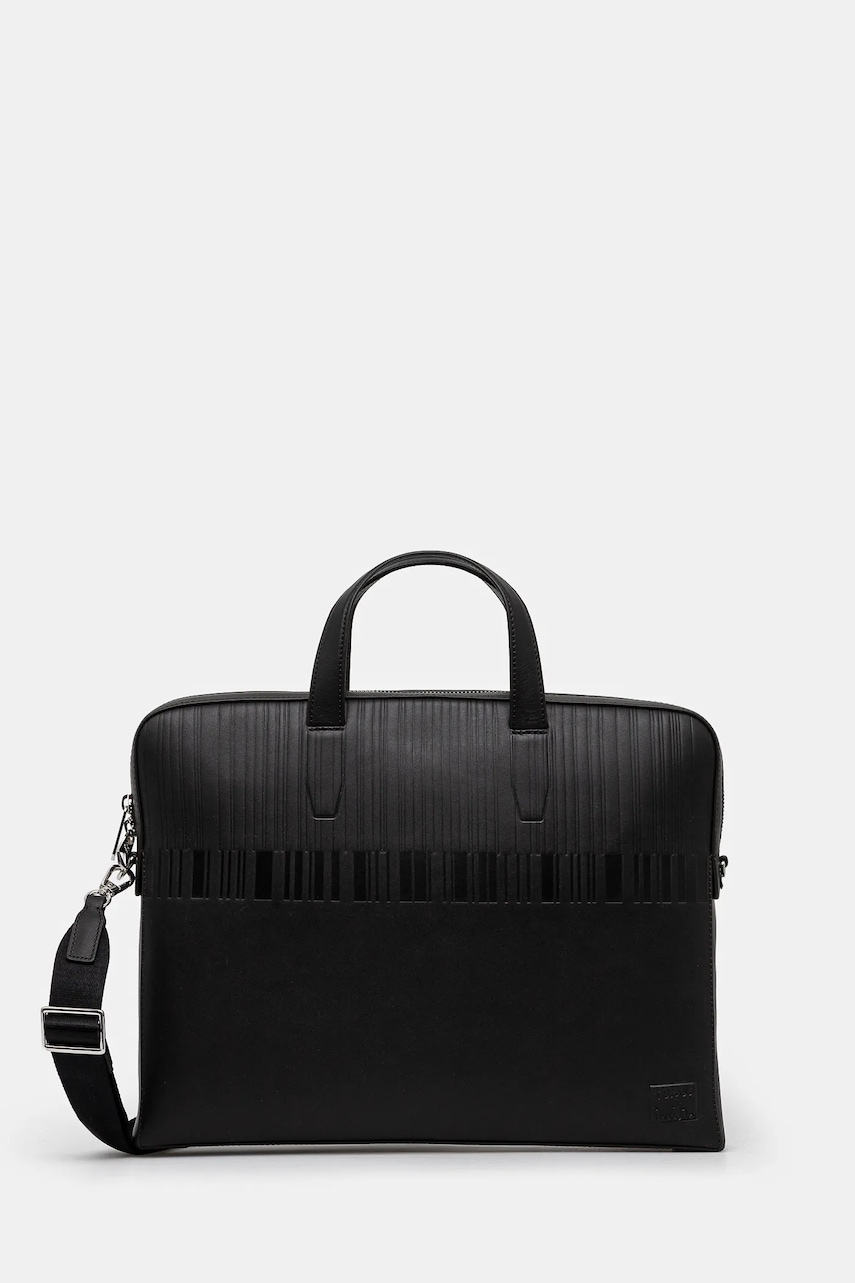 Τσάντα φορητού υπολογιστή Paul Smith χρώμα: καφέ, M1A-8023-PEMBOS