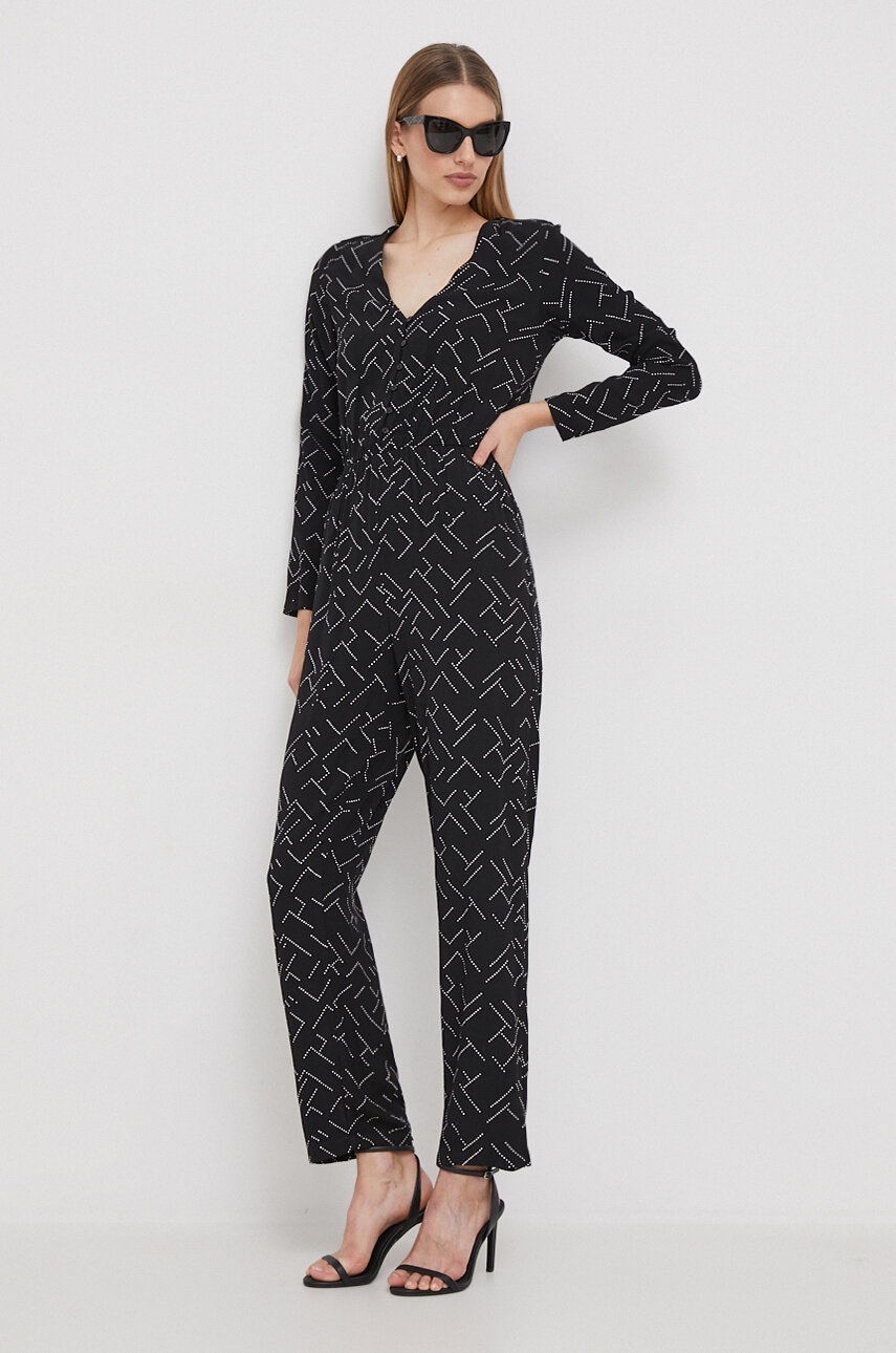 Ολόσωμη φόρμα Pepe Jeans ALEJANDRA ALEJANDRA χρώμα: μαύρο PL230473