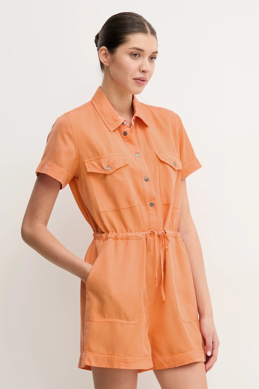 Ολόσωμη φόρμα Pepe Jeans EDMEE χρώμα: πορτοκαλί, PL230511