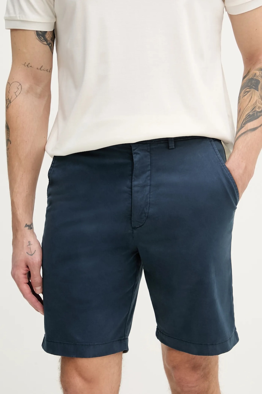 Σορτς Pepe Jeans REGULAR CHINO SHORT χρώμα: ναυτικό μπλε, PM801181