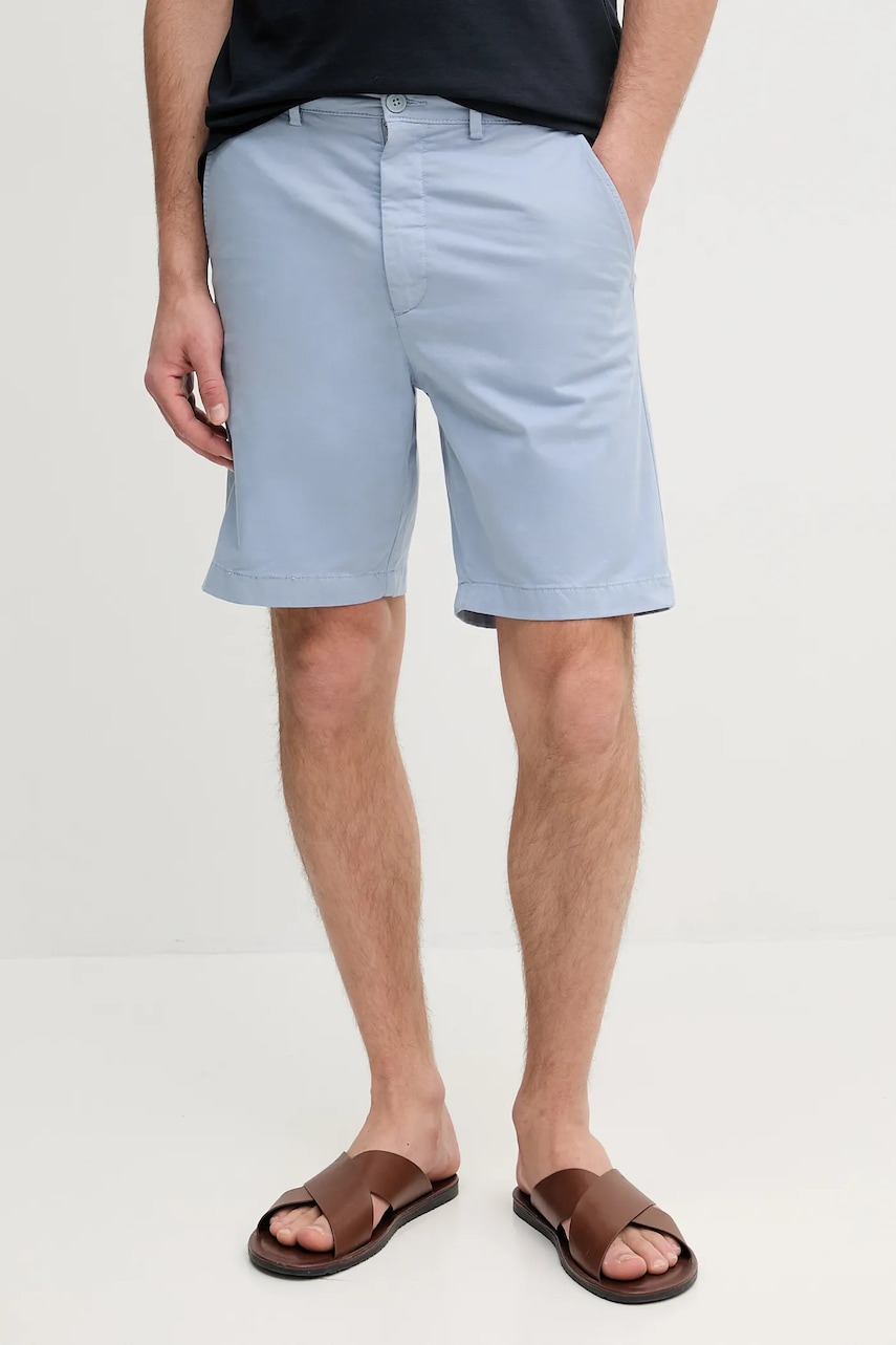 Σορτς Pepe Jeans REGULAR CHINO SHORT χρώμα: μπλε, PM801181