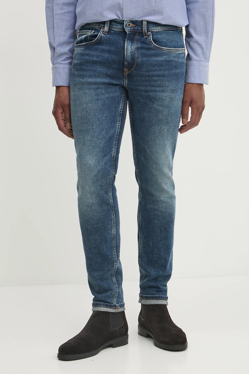 Τζιν παντελόνι Pepe Jeans SLIM JEANS HATCH χρώμα: μπλε, PM207388EF5