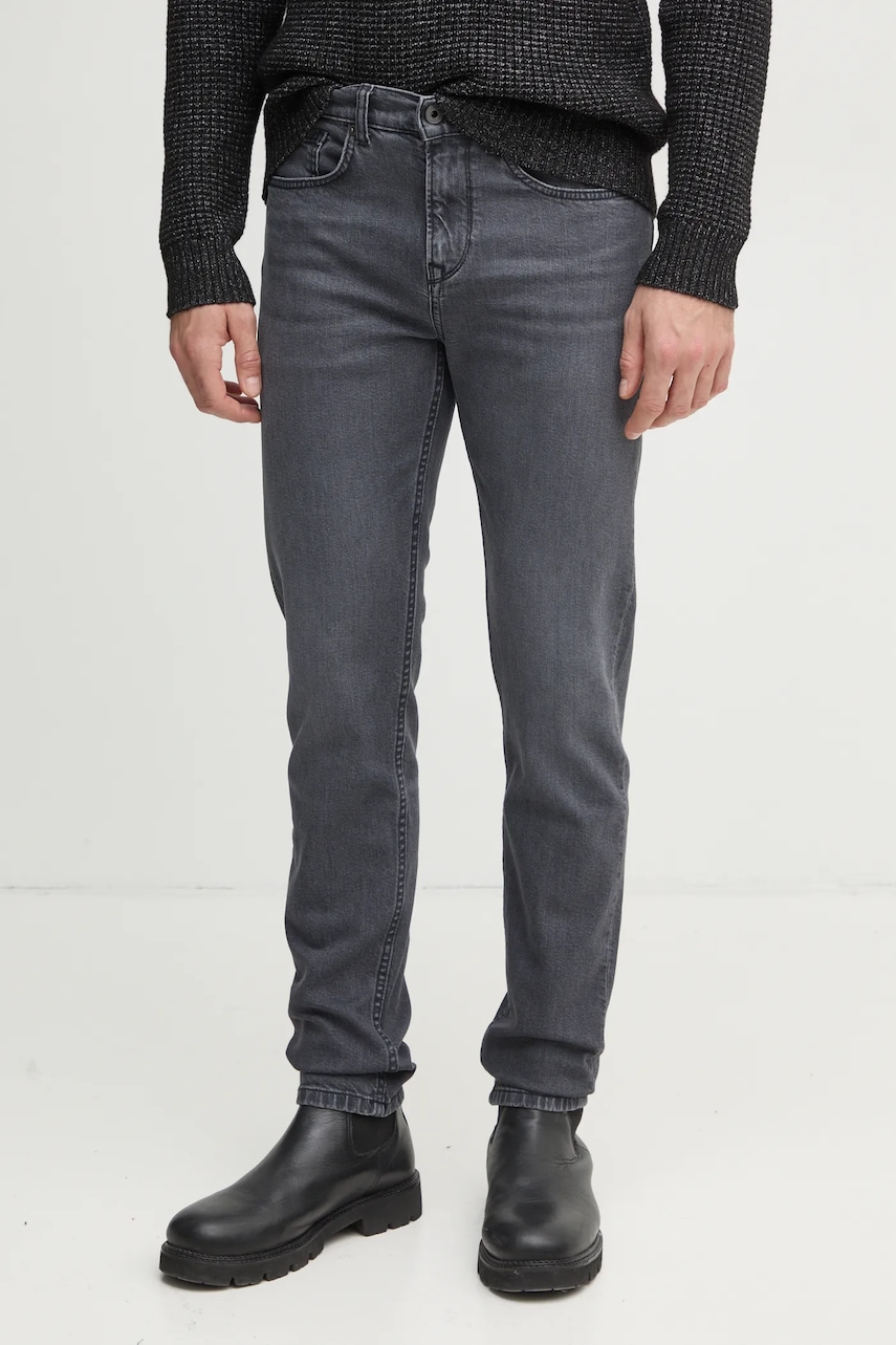 Τζιν παντελόνι Pepe Jeans SLIM JEANS HATCH χρώμα: γκρι, PM207388UM5