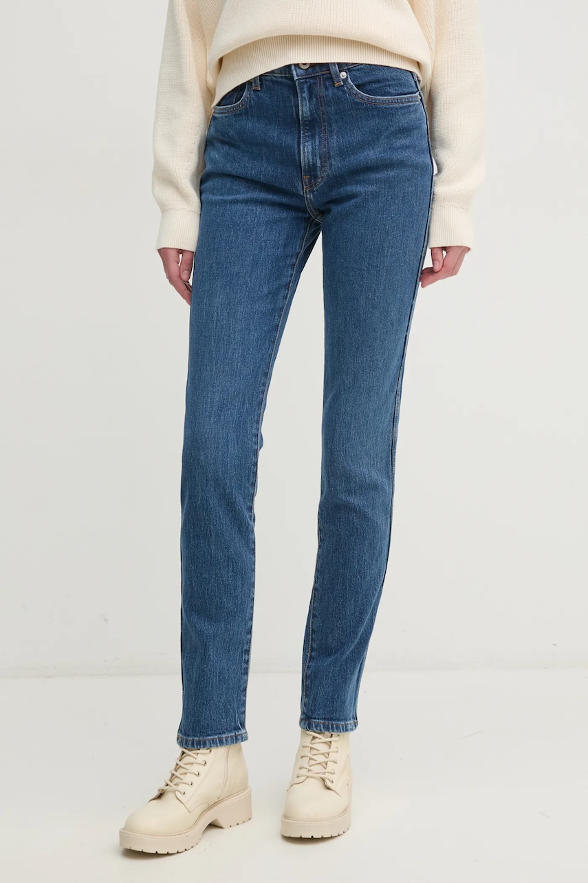 Τζιν παντελόνι Pepe Jeans SLIM JEANS UHW BETTY χρώμα: μπλε, PL204590EE3