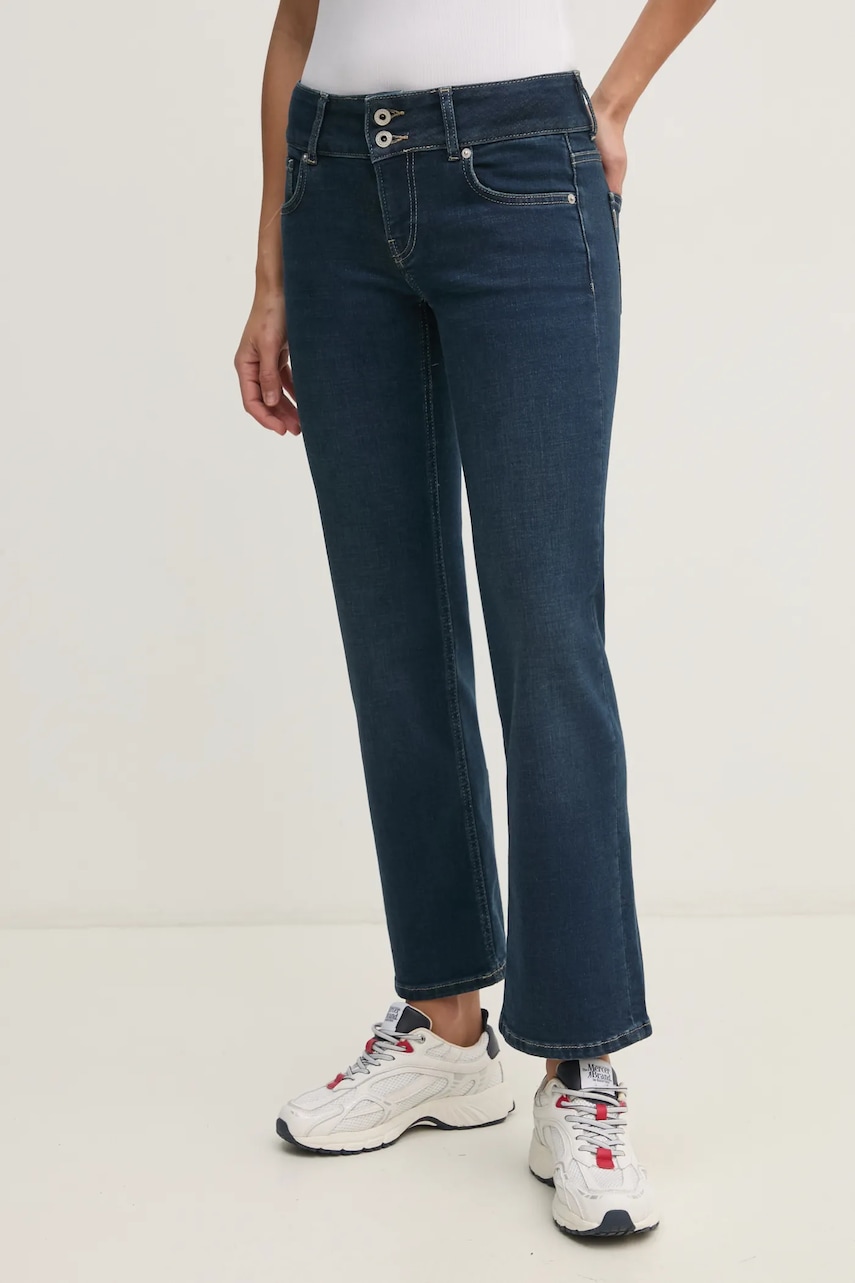 Τζιν παντελόνι Pepe Jeans STRAIGHT JEANS LW VENUS PL204848ED7