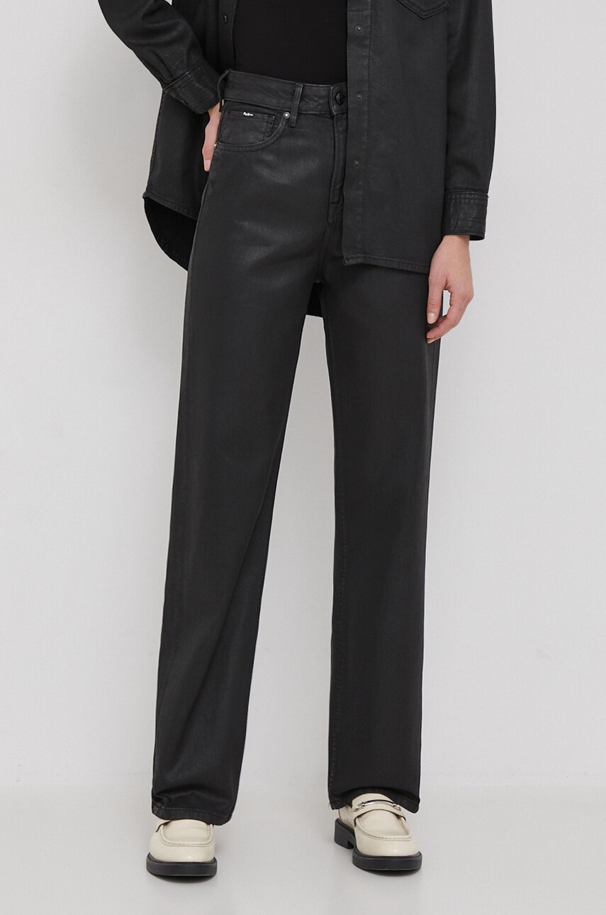 Τζιν παντελόνι Pepe Jeans STRAIGHT JEANS UHW COATED PL204602