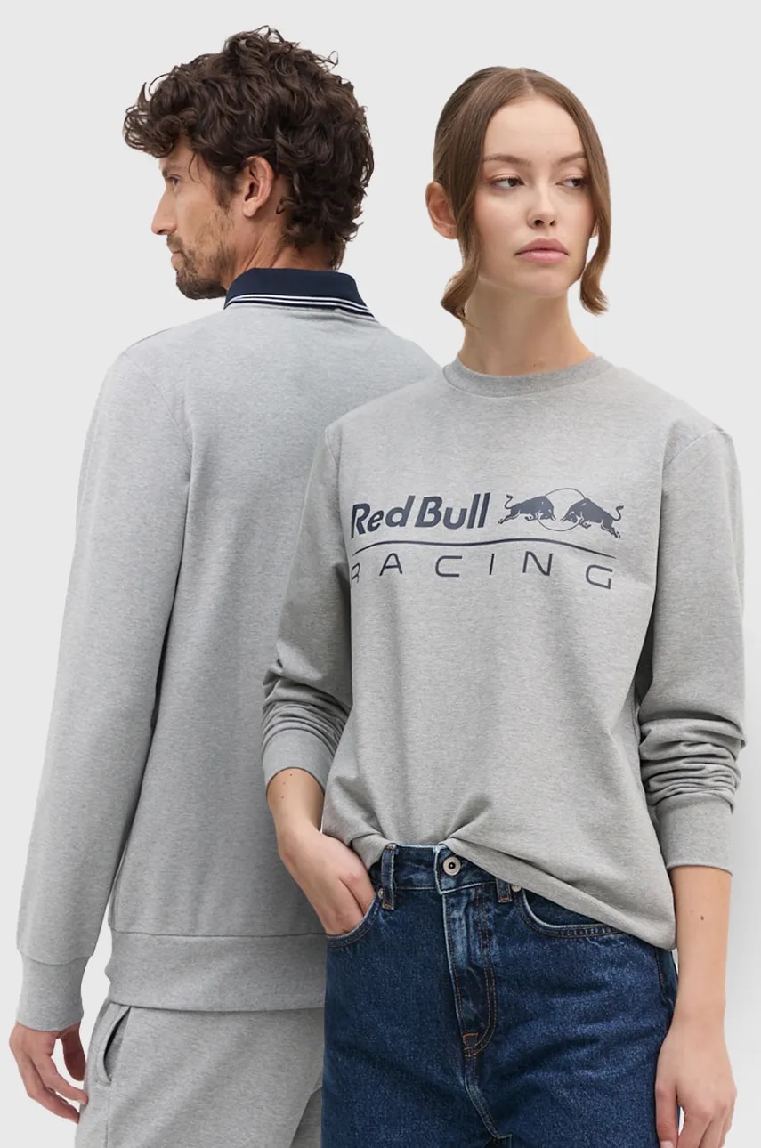Μπλούζα Red Bull Racing x Pepe Jeans χρώμα: γκρι, RU580002