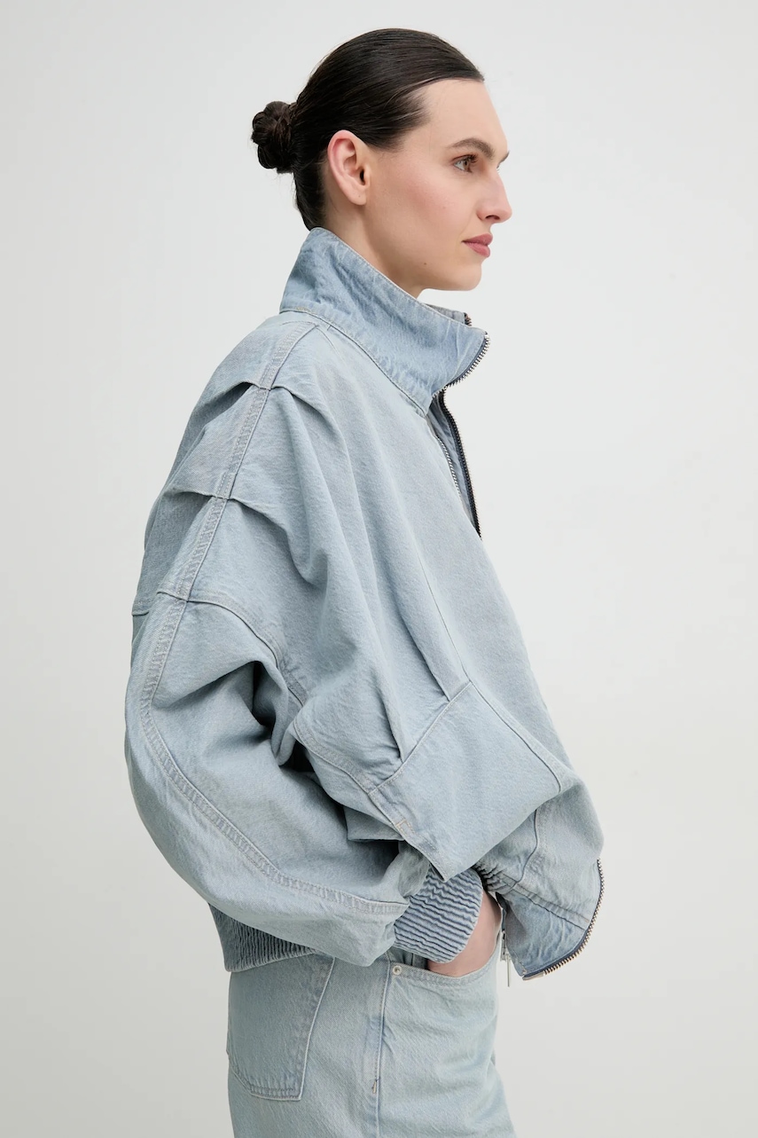 Τζιν μπουφάν Remain χρώμα: μπλε, 5024883052