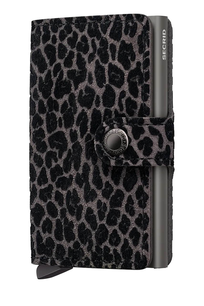 Πορτοφόλι Secrid LEO χρώμα: μπεζ